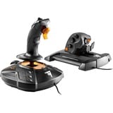 Thrustmaster T-16000M FCS Hotas Nero, Arancione USB Joystick Analogico/Digitale MAC, PC Nero/Orange, Joystick, MAC, PC, D-pad, Analogico/Digitale, Cablato, USB