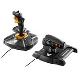 Thrustmaster T-16000M FCS Hotas Nero, Arancione USB Joystick Analogico/Digitale MAC, PC Nero/Orange, Joystick, MAC, PC, D-pad, Analogico/Digitale, Cablato, USB