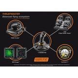 Thrustmaster T.16000M FCS Nero, Arancione USB Flightstick Analogico/Digitale PC, Joystick Nero/Orange, Flightstick, PC, Analogico/Digitale, Cablato, USB, Nero, Arancione