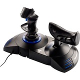 Thrustmaster T.Flight Hotas 4 Nero, Blu USB 2.0 Joystick Digitale PC, PlayStation 4 Nero, Joystick, PC, PlayStation 4, Digitale, Cablato, USB 2.0, Nero, Blu