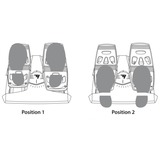 Thrustmaster T.Flight Rudder Pedals Nero USB Pedali PC, PlayStation 4 Pedali, PC, PlayStation 4, Cablato, USB, Nero, Alluminio