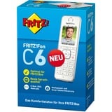 AVM FRITZ!Fon C6 bianco, FRITZ!Fon C6, Telefono DECT, Telefono con vivavoce, 300 voci, Identificatore di chiamata, Bianco