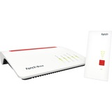 AVM FRITZ! Mesh Set 7590+2400 router wireless Gigabit Ethernet Dual-band (2.4 GHz/5 GHz) 3G 4G Nero, Rosso, Bianco, Router di rete Wi-Fi 5 (802.11ac), Dual-band (2.4 GHz/5 GHz), Collegamento ethernet LAN, 3G, Nero, Rosso, Bianco, Router da tavolo