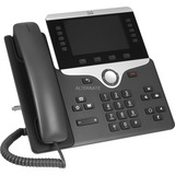 Cisco 8841 telefono IP Nero, Argento, Telefono VoIP Nero, IP Phone, Nero, Argento, Cornetta cablata, Scrivania/Parete, Digitale, 12,7 cm (5")