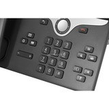 Cisco 8841 telefono IP Nero, Argento, Telefono VoIP Nero, IP Phone, Nero, Argento, Cornetta cablata, Scrivania/Parete, Digitale, 12,7 cm (5")