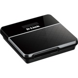 D-Link DWR-932 router wireless 4G Nero, Router WIRELESS LTE Wi-Fi 4 (802.11n), 3G, 4G, 4G, Nero, Router portatile