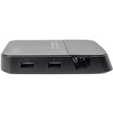 Digitus Docking station per smartphone USB-C™, 7 porte Nero, 7 porte, USB 2.0, USB 3.2 Gen 1 (3.1 Gen 1) Type-A, MicroSD (TransFlash), SD, SDHC, SDXC, 625 Mbit/s, Nero, Plastica