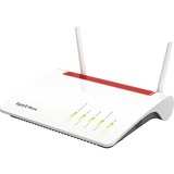 FRITZ! FRITZ!Box 6890 LTE, Router WIRELESS LTE Box 6890 LTE, Wi-Fi 5 (802.11ac), Dual-band (2.4 GHz/5 GHz), Collegamento ethernet LAN, 3G, Nero, Rosso, Bianco, Router da tavolo