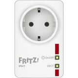 FRITZ! FRITZ!DECT 200, DE, Presa bianco/Rosso, DECT 200, DE, Timer giornaliero/settimanale, Bianco, Plastica, 1999/5/EG R&TTE-Richtlinie: 2009/125/EG EU-Richtlinie:, 230 V, 50 Hz