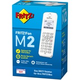 FRITZ! FRITZ!Fon M2, DE, Portatile bianco, Fon M2, DE, Telefono DECT, Cornetta wireless, Telefono con vivavoce, 300 voci, Identificatore di chiamata, Bianco
