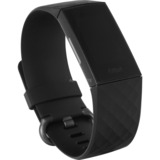FitBit Charge 4 Braccialetto per rilevamento di attività Nero, FitnessTracker Nero, Braccialetto per rilevamento di attività, GPS (satellitare), Near Field Communication (NFC), Resistente all'acqua, Nero