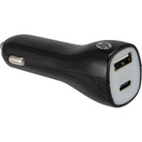 HP 2UX38AA caricabatterie per cellulari e PDA Auto Nero Nero, Auto, Accendisigari, Nero
