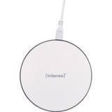 Intenso WA1 Bianco Interno, Stazione di ricarica bianco, Interno, AC, USB, Carica wireless, 1,5 m, Bianco