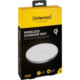 Intenso WA1 Bianco Interno, Stazione di ricarica bianco, Interno, AC, USB, Carica wireless, 1,5 m, Bianco