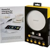 Intenso WA1 Bianco Interno, Stazione di ricarica bianco, Interno, AC, USB, Carica wireless, 1,5 m, Bianco