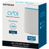 Netgear LBR20 router wireless Gigabit Ethernet Dual-band (2.4 GHz/5 GHz) 4G Bianco bianco, Wi-Fi 5 (802.11ac), Dual-band (2.4 GHz/5 GHz), Collegamento ethernet LAN, 3G, Bianco, Ripetitore di rete