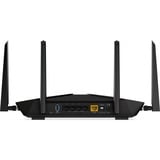 Netgear Nighthawk AX5400 router wireless Gigabit Ethernet Dual-band (2.4 GHz/5 GHz) Nero Nero, Wi-Fi 6 (802.11ax), Dual-band (2.4 GHz/5 GHz), Collegamento ethernet LAN, Nero, Router da tavolo