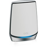 Netgear Orbi RBS850 AX6000 WiFi 6 Mesh Sattelite Banda tripla (2.4 GHz/5 GHz/5 GHz) Wi-Fi 6 (802.11ax) Grigio, Bianco 4 Interno, Ripetitore Grigio, Bianco, Interno, Potenza, 0 - 40 °C, 0 - 90%, Banda tripla (2.4 GHz/5 GHz/5 GHz)