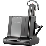 Plantronics Savi 8245 Office Cuffia Aggancio, Auricolare Bluetooth Nero Nero, Cuffia, Aggancio, Auricolare, Ufficio/Call center, Nero, Monofonico, Senza fili
