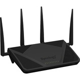 Synology RT2600AC router wireless Gigabit Ethernet Dual-band (2.4 GHz/5 GHz) 4G Nero Nero, Wi-Fi 4 (802.11n), Dual-band (2.4 GHz/5 GHz), Collegamento ethernet LAN, 4G, Nero, Router da tavolo