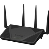 Synology RT2600AC router wireless Gigabit Ethernet Dual-band (2.4 GHz/5 GHz) 4G Nero Nero, Wi-Fi 4 (802.11n), Dual-band (2.4 GHz/5 GHz), Collegamento ethernet LAN, 4G, Nero, Router da tavolo