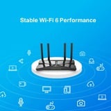 TP-Link Archer AX10 router wireless Gigabit Ethernet Dual-band (2.4 GHz/5 GHz) Nero Nero, Wi-Fi 6 (802.11ax), Dual-band (2.4 GHz/5 GHz), Collegamento ethernet LAN, Nero, Router da tavolo