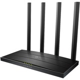 TP-Link Archer C80 router wireless Gigabit Ethernet Dual-band (2.4 GHz/5 GHz) 4G Nero Nero, Wi-Fi 5 (802.11ac), Dual-band (2.4 GHz/5 GHz), Collegamento ethernet LAN, 4G, Nero, Router da tavolo