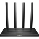 TP-Link Archer C80 router wireless Gigabit Ethernet Dual-band (2.4 GHz/5 GHz) Nero Nero, Wi-Fi 5 (802.11ac), Dual-band (2.4 GHz/5 GHz), Collegamento ethernet LAN, Nero, Router da tavolo