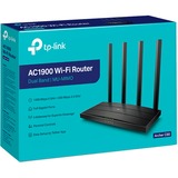 TP-Link Archer C80 router wireless Gigabit Ethernet Dual-band (2.4 GHz/5 GHz) Nero Nero, Wi-Fi 5 (802.11ac), Dual-band (2.4 GHz/5 GHz), Collegamento ethernet LAN, Nero, Router da tavolo