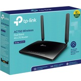 TP-Link Archer MR200 router wireless Fast Ethernet Dual-band (2.4 GHz/5 GHz) 4G Nero, Router WIRELESS LTE Nero, Wi-Fi 5 (802.11ac), Dual-band (2.4 GHz/5 GHz), Collegamento ethernet LAN, 3G, Nero, Router da tavolo