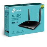 TP-Link Archer MR400 router wireless Fast Ethernet Dual-band (2.4 GHz/5 GHz) 4G Nero Wi-Fi 5 (802.11ac), Dual-band (2.4 GHz/5 GHz), Collegamento ethernet LAN, 3G, Nero, Router da tavolo