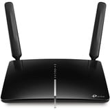 TP-Link Archer MR600 router wireless Gigabit Ethernet Dual-band (2.4 GHz/5 GHz) 4G Nero, Router WIRELESS LTE Nero, Wi-Fi 5 (802.11ac), Dual-band (2.4 GHz/5 GHz), Collegamento ethernet LAN, 4G, Nero, Router da tavolo