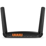 TP-Link Archer MR600 router wireless Gigabit Ethernet Dual-band (2.4 GHz/5 GHz) 4G Nero, Router WIRELESS LTE Nero, Wi-Fi 5 (802.11ac), Dual-band (2.4 GHz/5 GHz), Collegamento ethernet LAN, 4G, Nero, Router da tavolo