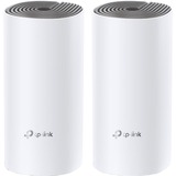 TP-Link Deco E4 (2-pack) Dual-band (2.4 GHz/5 GHz) Wi-Fi 5 (802.11ac) Bianco, Grigio Interno, Router di rete bianco, Bianco, Grigio, Interno, LAN, WLAN, 0 - 40 °C, -40 - 70 °C, 10 - 90%