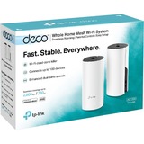 TP-Link Deco M4(2-pack) Dual-band (2.4 GHz/5 GHz) Wi-Fi 5 (802.11ac) Bianco Interno bianco, Bianco, Interno, LAN, Potenza, WLAN, 0 - 40 °C, -40 - 70 °C, 10 - 90%