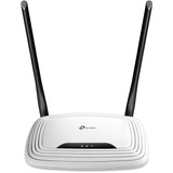 TP-Link Router 300Mbps Wireless N bianco/Nero, Wi-Fi 4 (802.11n), Banda singola (2.4 GHz), Collegamento ethernet LAN, 4G, Nero, Bianco, Router da tavolo, Vendita al dettaglio