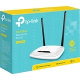 TP-Link TL-WR841N Router (Ethernet) Wi-Fi N300 bianco/Nero, Wi-Fi 4 (802.11n), Banda singola (2.4 GHz), Collegamento ethernet LAN, Bianco, Router da tavolo, Vendita al dettaglio