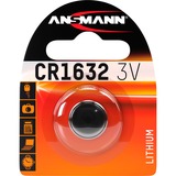 Ansmann 1516-0004 batteria per uso domestico Batteria monouso CR1632 Litio Batteria monouso, CR1632, Litio, 3 V, 1 pz, 120 mAh