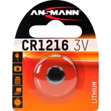 Ansmann 3V Lithium CR1216 Batteria monouso Litio Batteria monouso, CR1216, Litio, 3 V, 1 pz, Argento