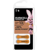 Duracell EasyTab per apparecchi acustici 13 Batteria monouso, Zinco-aria, 1,45 V, 6 pz, 300 mAh, 4 anno/i