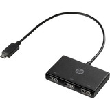 HP Hub USB-C to USB-A Nero, USB 3.2 Gen 1 (3.1 Gen 1) Type-C, USB 3.2 Gen 1 (3.1 Gen 1) Type-A, Nero, HP ZBook Studio G4 MWS HP ZBook 15 G4 HP ZBook 17 G4 HP ZBook 15u G4 HP ProBook x360 11 G1 EE HP..., Casa, 36,5 g