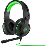 HP Pavilion Gaming Cuffie 400 Nero/Verde, Cablato, Giocare, 20 - 20000 Hz, 300 g, Auricolare, Nero, Verde