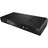 ICY BOX IB-DK2241AC Cablato USB 3.2 Gen 1 (3.1 Gen 1) Type-A Nero, Docking station Nero, Cablato, USB 3.2 Gen 1 (3.1 Gen 1) Type-A, 3,5 mm, 10,100,1000 Mbit/s, Nero, 5 Gbit/s