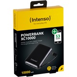 Intenso 7314530 batteria portatile Polimeri di litio (LiPo) 10000 mAh Nero Nero, 10000 mAh, Polimeri di litio (LiPo), Nero