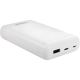 Intenso XS20000 Powerbank Zusatzakku LiPo 20000 mAh 7313552 Polimeri di litio (LiPo) Bianco bianco, 20000 mAh, Polimeri di litio (LiPo), 3,7 V, Bianco