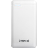 Intenso XS20000 Powerbank Zusatzakku LiPo 20000 mAh 7313552 Polimeri di litio (LiPo) Bianco bianco, 20000 mAh, Polimeri di litio (LiPo), 3,7 V, Bianco