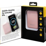 Intenso XS5000 Polimeri di litio (LiPo) 5000 mAh Rosa, Powerbank  rosa, 5000 mAh, Polimeri di litio (LiPo), Rosa