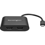Kensington Adattatore video da USB-C a HDMI 1.4 doppio Nero, USB 3.2 Gen 1 (3.1 Gen 1) Type-C, HDMI, 3840 x 2160 Pixel, Nero, 77,5 g, 1 pz