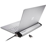 Kensington Locking station per laptop 2.0 con Microsaver 2.0 argento/Nero, Kensington, Chiave circolare, Alluminio, Argento