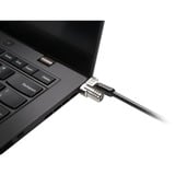 Kensington Lucchetto con chiave per laptop MicroSaver 2.0, Sicurezza Nero, Kensington, Chiave, Acciaio al carbonio, Nero, Argento